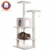 Armarkat Ivory 53" High Cat Tree, Fleece Covered Cat Climber, B5701 -Pet Supplies Sales Shop 1 2a062557 4396 4eee 8a85 0222a311a66f