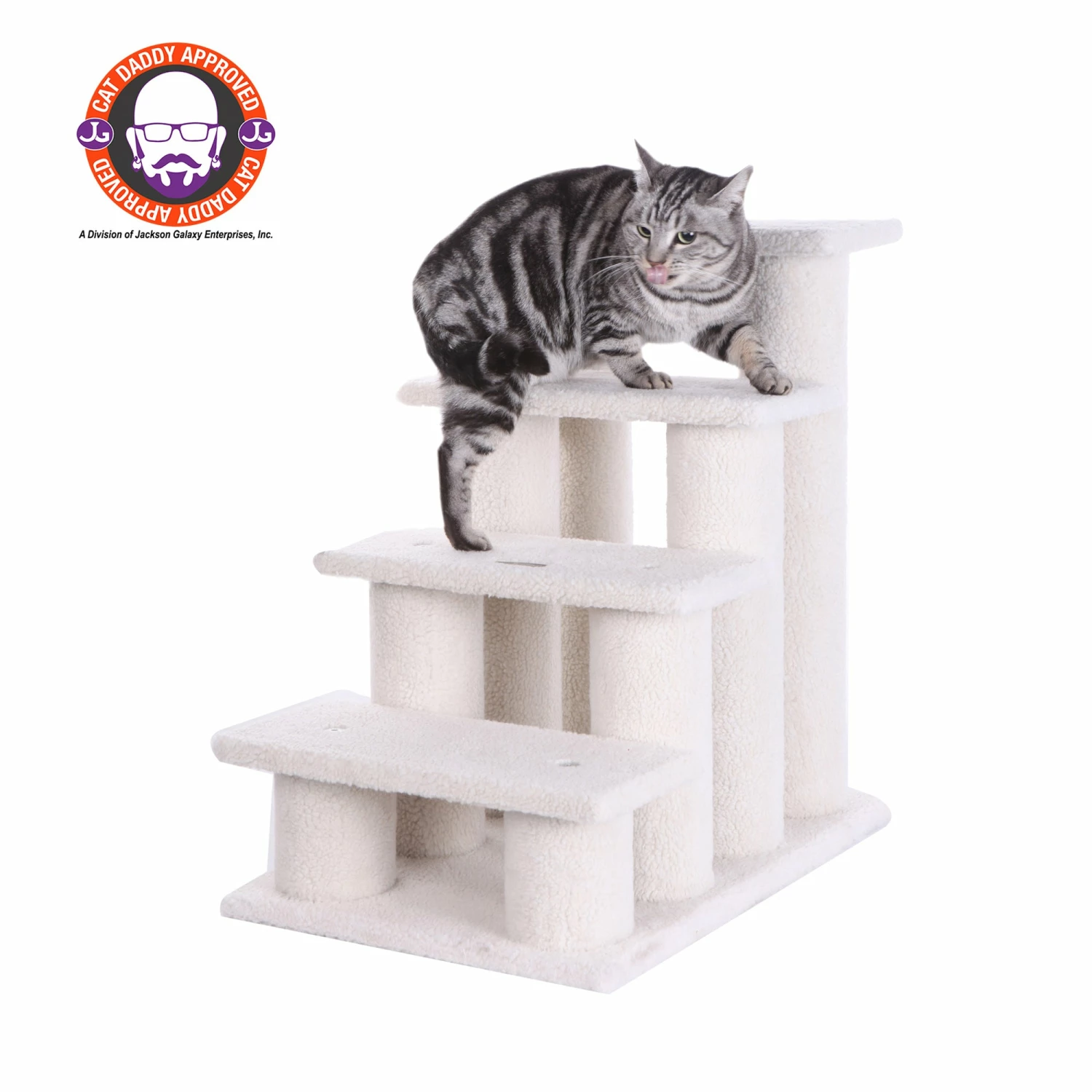 Armarkat 4 Steps Ramp For Dogs, Cats, Cat Step Stairs Ramp, 25"(L)x17"(W)x25"(H), B4001 3 Armarkat 4 Steps Ramp For Dogs, Cats, Cat Step Stairs Ramp, 25"(L)x17"(W)x25"(H), B4001