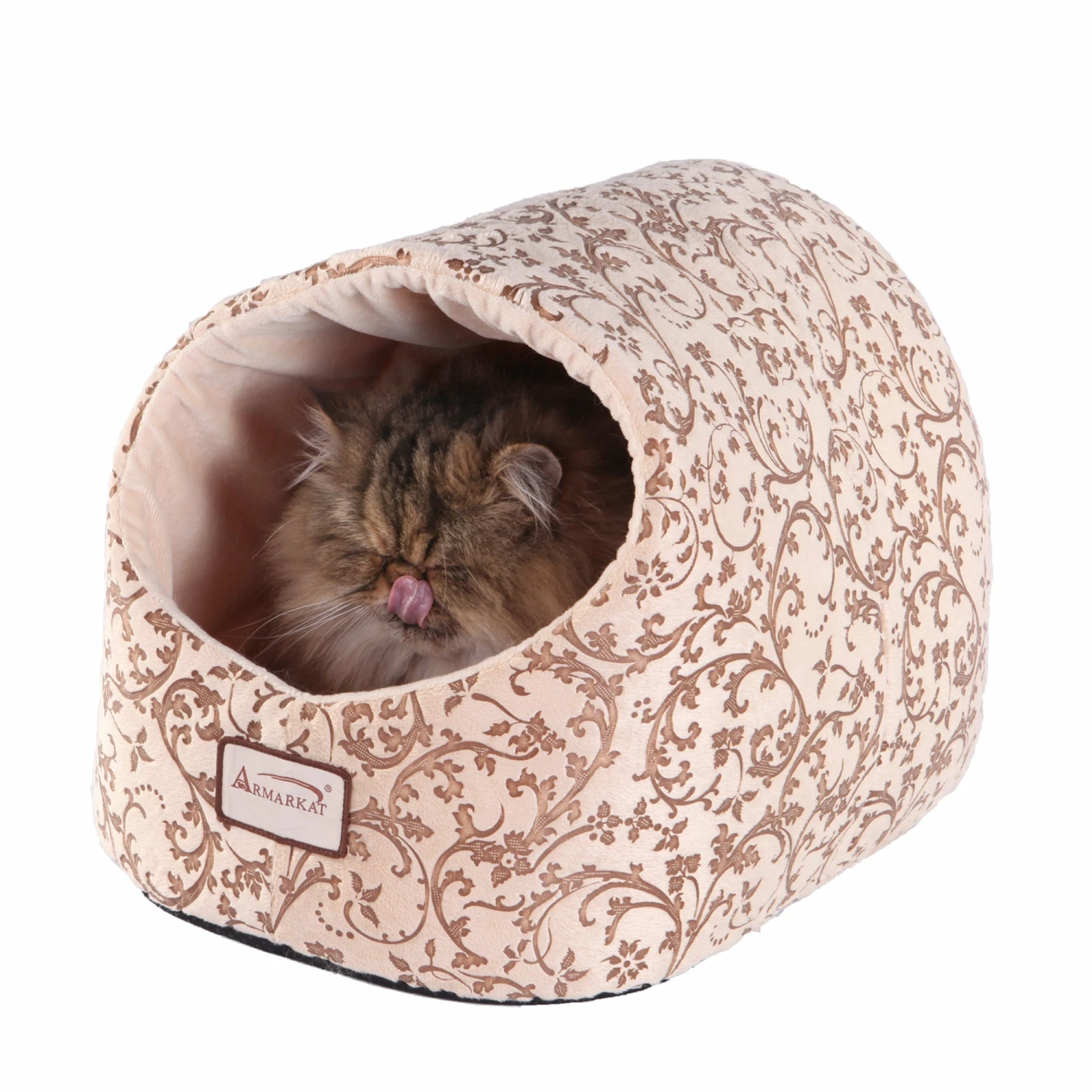 Armarkat Winter Soft Cat Bed C11HYH/MH, Warm Cave Cat Bed For Cats & Small Dogs 3 Armarkat Winter Soft Cat Bed C11HYH/MH, Warm Cave Cat Bed For Cats & Small Dogs