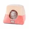 Armarkat 2-In-1 Cat Bed Cave Shape And Cuddle Pet Bed, Orange/Beige -Pet Supplies Sales Shop 1 81f38cbf 111d 4fda 905e 12945cdb7bb8