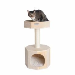 Armarkat Premium Scots Pine 29-Inch Cat Tree With Perch And Condo