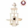 Armarkat Spacious Thick Fur Cat Tower With Basket Lounge, Ramp, Beige A5806 -Pet Supplies Sales Shop 1 cb18d324 652e 4fae ad04 3660556dbf8c