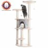 Armarkat 64" Cat Tree With Sractch Sisal Post, Soft-side Playhouse, A6401, Almond -Pet Supplies Sales Shop 1 eb9fc6c5 42e2 4edb 8f2c fcb613ffc28c