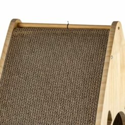 Armarkat Real Wood Medium Triangular Natural Solid Wood Cat Condo -Pet Supplies Sales Shop 2 1