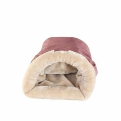 Armarkat Sleep Shape Cat Bed, Soft Cave Bed For Dog And Cat, C15HTH/MH, Indian Red