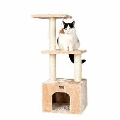 Armarkat 3-tier Cat Condo With Sisal Scratching Post 39 Height Beige A3902 -Pet Supplies Sales Shop 3 6608a599 9d33 43c6 bbb1 71c0eb39a24e