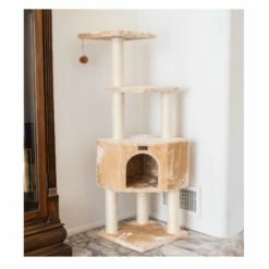 Armarkat 3 Levels Cat Tower For Kittens Play 48 Height Beige A4801 -Pet Supplies Sales Shop 3 7e2f8fe3 819a 4f59 8502 f4915320b179