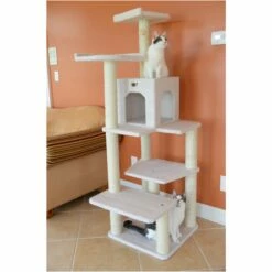 Armarkat B6802 Classic Cat Tree In Ivory, Jackson Galaxy Approved, Six Levels With Condo And Two Perches -Pet Supplies Sales Shop 3 ca89f1a8 8ffe 4201 b96f 6043cfb0d4de