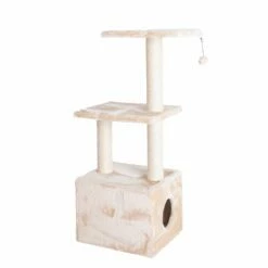 Armarkat 3-tier Cat Condo With Sisal Scratching Post 39 Height Beige A3902 -Pet Supplies Sales Shop 4 584df5c9 bdb4 46d7 bfe0 5f854d331dd3