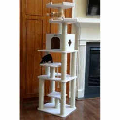 Armarkat B7801 Classic Cat Tree In Ivory, Jackson Galaxy Approved, Six Levels With Playhouse And Rope SwIng -Pet Supplies Sales Shop 4 b0c6da02 580d 47b1 9a63 c6f7ccdfc238