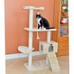 Armarkat Natural Sisal Scratching Cat Tree 58 Height Beige A5801 -Pet Supplies Sales Shop 4 b9f16186 01b7 4027 9283 e615db2db799