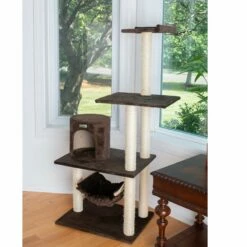 GleePet GP78590223 59-Inch Cat Tree In Coffee Brown With Condo And Hammock -Pet Supplies Sales Shop 4 d3aebb8f bf70 4dd5 b703 681723ff89ff
