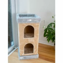Armarkat Double Condo Cat House With SratchIng Carpet For Cats, Kitty Enjoyment -Pet Supplies Sales Shop 4 e4336137 3ddd 44ad 87d4 352912afbebb