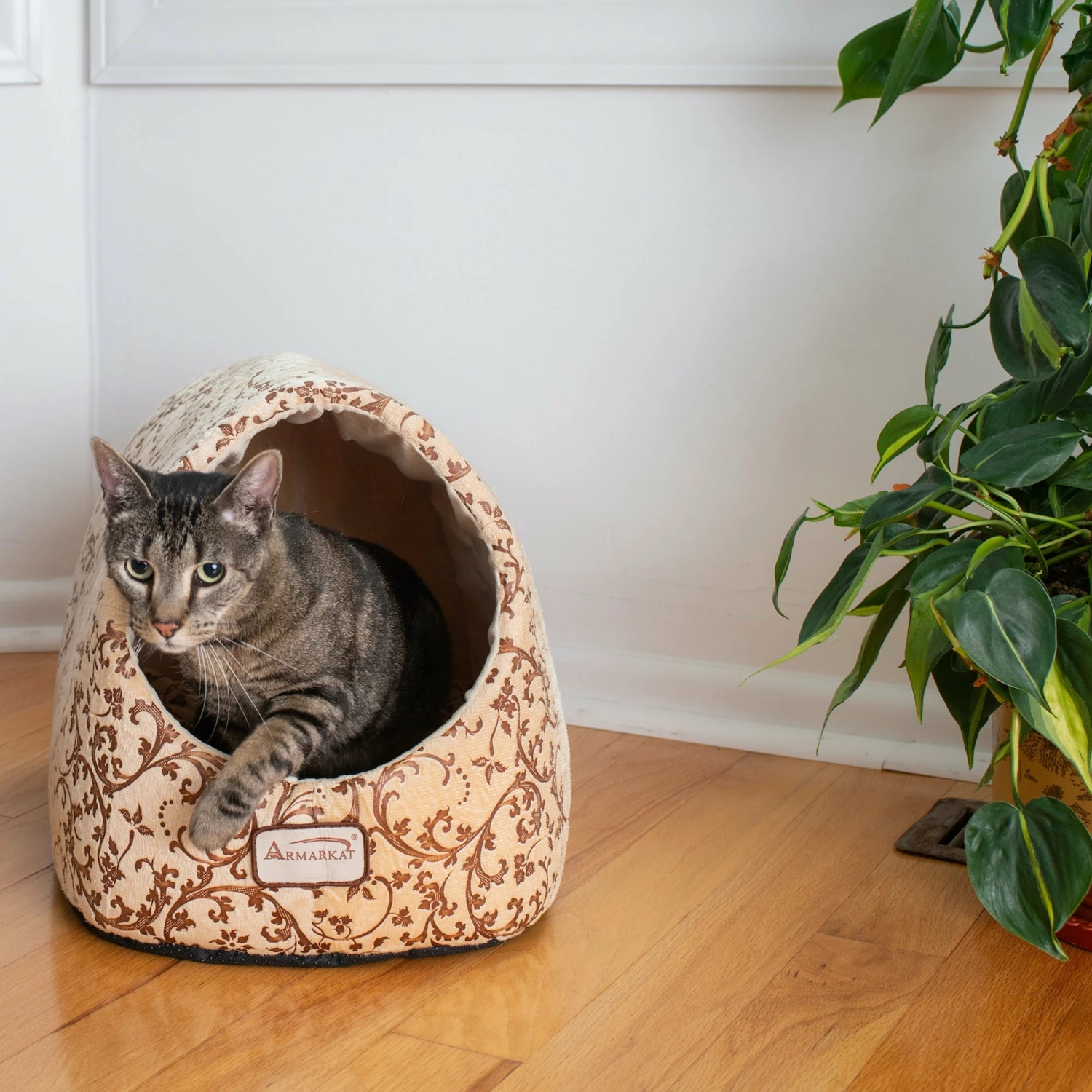 Armarkat Winter Soft Cat Bed C11HYH/MH, Warm Cave Cat Bed For Cats & Small Dogs 6 Armarkat Winter Soft Cat Bed C11HYH/MH, Warm Cave Cat Bed For Cats & Small Dogs - Image 4