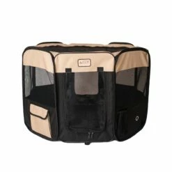 Armarkat PP003BGE-M Portable Pet Playpen In Black And Beige Combo -Pet Supplies Sales Shop 5 0ac4c36d df89 4d67 8583 07738f7c73ce