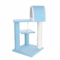 Armarkat Sky Blue 29" Cat Tree With Scratcher And Tunnel For Squeeze, Snoozing And Hiding, B2903 -Pet Supplies Sales Shop 5 67c36838 9b93 4020 8dcc 7cb2edc42a27
