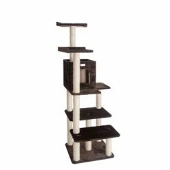GleePet GP78680723 66-Inch Cat Tree In Coffee Brown With Four Levels, Two Perches, Condo -Pet Supplies Sales Shop 5 b1402e7b bdc8 48fa 9d3f 3079e058dbbe