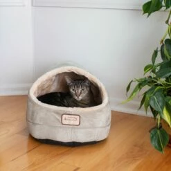 Armarkat Faux Suede Cat Bed And Cave, 18"(L) X 12.5"(W) X 11.5"(H), C18HHL/MH, Sage Green 11 Armarkat Faux Suede Cat Bed And Cave, 18"(L) X 12.5"(W) X 11.5"(H), C18HHL/MH, Sage Green -Pet Supplies Sales Shop 5 b601c96f 0297 4551 84f8 af58145d1087