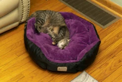 Armarkat Large, Soft Cat Bed In Purple And Black -Pet Supplies Sales Shop ArmarkatLarge SoftCatBedinPurpleandBlack005