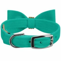Aurora Borealis Giltmore Bow Tie 1/2" Cat Collar -Pet Supplies Sales Shop BiminiBlue Cat Collar AB Giltmore BiminiBlue Bow Tie BK