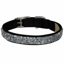 Crystal Rocks 1/2" Cat Collar -Pet Supplies Sales Shop BlackCrystalRocks CatCollar FT