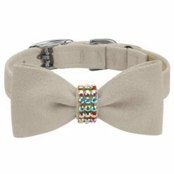 Aurora Borealis Giltmore Bow Tie 1/2" Cat Collar -Pet Supplies Sales Shop Doe Cat Collar AB Giltmore Doe Bow Tie FT