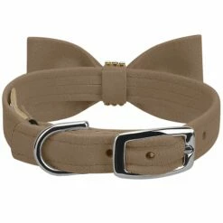 Aurora Borealis Giltmore Bow Tie 1/2" Cat Collar -Pet Supplies Sales Shop Fawn Cat Collar AB Giltmore Fawn Bow Tie BK