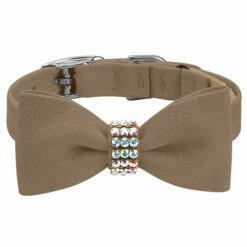 Aurora Borealis Giltmore Bow Tie 1/2" Cat Collar -Pet Supplies Sales Shop Fawn Cat Collar AB Giltmore Fawn Bow Tie FT