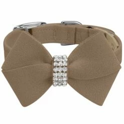 Nouveau Bow 1/2" Cat Collar -Pet Supplies Sales Shop Fawn Cat Collar Fawn Nouveau Bow FT