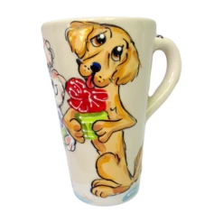 Giving Paw Palz - Personalized Holiday Pet Mugs -Pet Supplies Sales Shop GIVINGPAWPALZ mug CHRISTMAS LABRADOR LATTE large ead35e0f 943f 406d b7db aa7ff0f33987