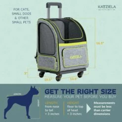 Katziela® Hybrid Adventurer Pet Backpack With Removable Wheels And Telescopic Handle -Pet Supplies Sales Shop HybridAdventurer Green WWBPG3 0dd3517e 9303 4530 8c30 c2421a562964