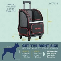 Katziela® Hybrid Adventurer Pet Backpack With Removable Wheels And Telescopic Handle -Pet Supplies Sales Shop HybridAdventurer Red WWBPR3 41fcb386 4a36 4c70 b605 acf74d770e20