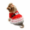 Lace Ruffles Puffy Sleeves Christmas Dress -Pet Supplies Sales Shop KDR066 MODEL