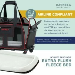Katziela® Luxury Lorry PRO Pet Carrier With Removable Wheels And Telescopic Handle -Pet Supplies Sales Shop LuxuryLorry Red KAT PCLR UD9 9561812a 4a7b 4b50 a42f 8fc43381cf18