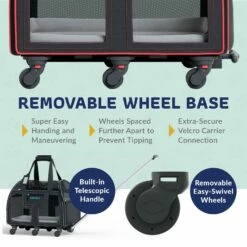 Katziela® Luxury Lorry Pet Carrier With Removable Wheels And Telescopic Handle -Pet Supplies Sales Shop LuxuryLorry Red KAT PCLR6 e29d3b5b 2daf 42be a773 86b7941574f0