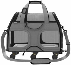 Katziela® Luxury Rider Pet Carrier With Removable Wheels And Telescopic Handle -Pet Supplies Sales Shop LuxuryRider Gray KAT PCCG2 912889cd e4f8 400a bd24 6ce4c929ed8e