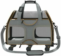 Katziela® Luxury Rider Pet Carrier With Removable Wheels And Telescopic Handle -Pet Supplies Sales Shop Luxury Rider Orange KAT PCCO2 b5861840 c6fc 4ed0 b195 225b11a92692