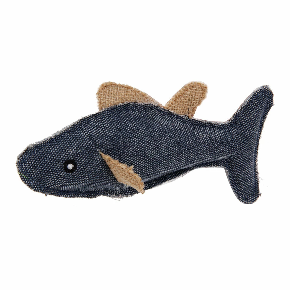 Durable Plush Fish Catnip Toy 2 Durable Plush Fish Catnip Toy