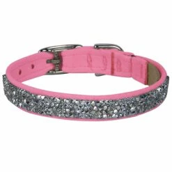 Crystal Rocks 1/2" Cat Collar -Pet Supplies Sales Shop PerfectPinkCrystalRocks CatCollar FT