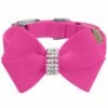 Nouveau Bow 1/2" Cat Collar -Pet Supplies Sales Shop PinkSapphire Cat Collar PinkSapphire Nouveau Bow FT