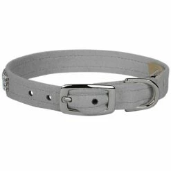 3 Row Giltmore 1/2" Cat Collar -Pet Supplies Sales Shop Platinum3RowGiltmore CatCollar BK