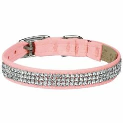 3 Row Giltmore 1/2" Cat Collar -Pet Supplies Sales Shop PuppyPink3RowGiltmore CatCollar FT