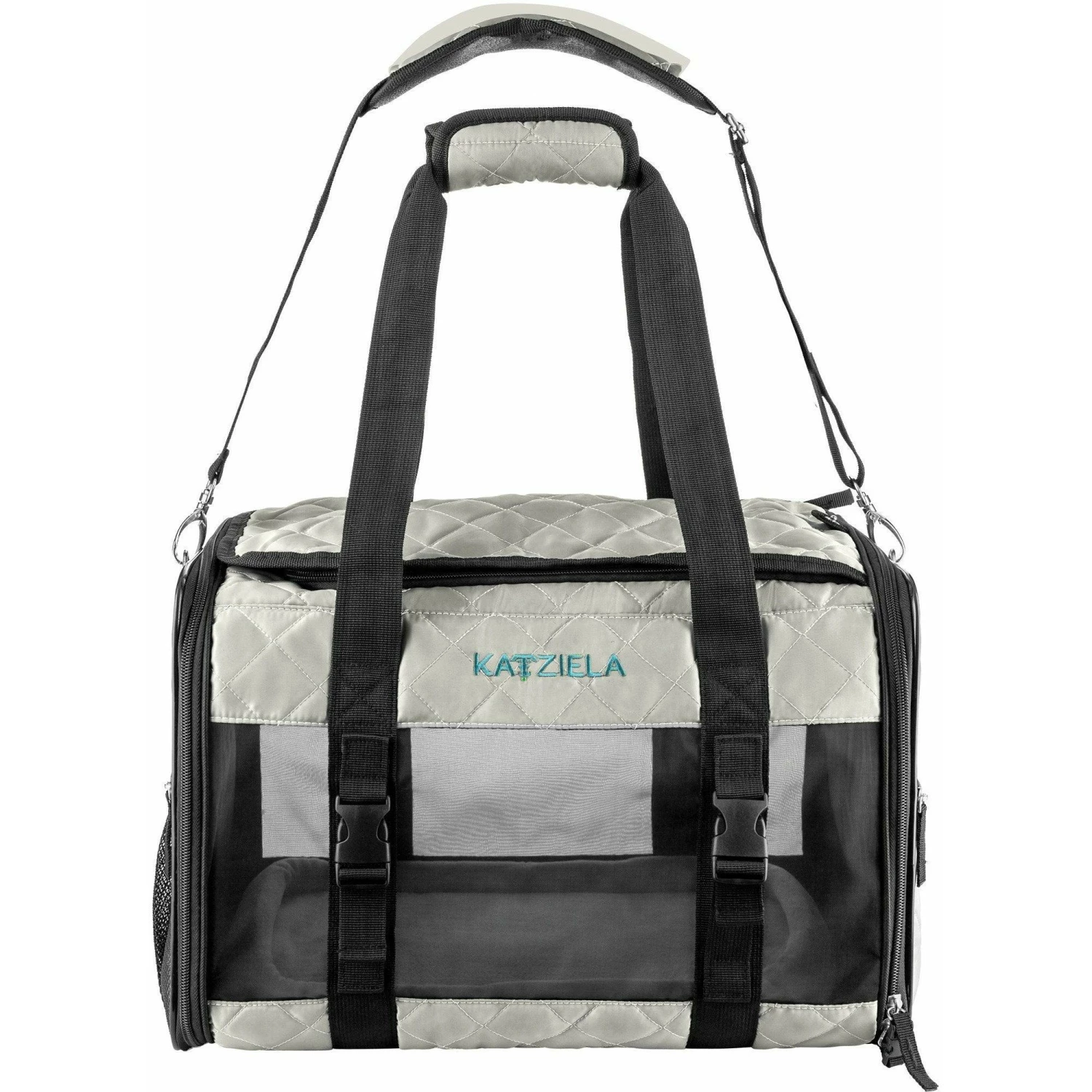 Katziela® Quilted Companion Pet Carrier - Comfortable 9 Katziela® Quilted Companion Pet Carrier - Comfortable - Image 7