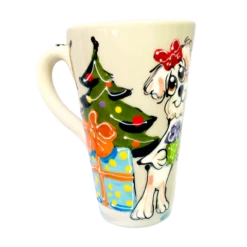 Giving Paw Palz - Personalized Holiday Pet Mugs -Pet Supplies Sales Shop TWINKLETREE mug LATTE BICHON3 CHRISTMAS MUG BICHON large f9659a0e 8515 4160 b218 b9a89a9c8e17