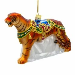 Bellissimo Glass Tiger Ornament