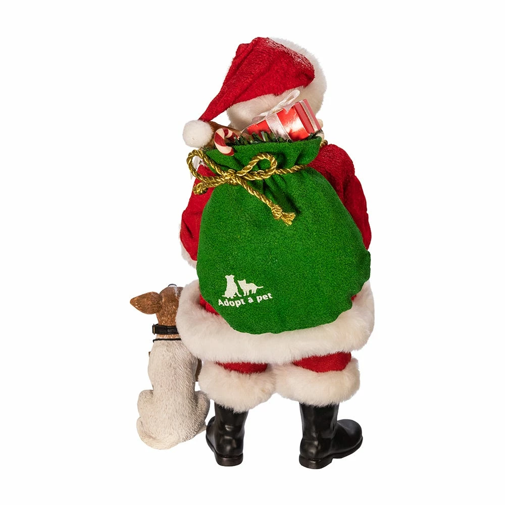 Adopt-a-Pet Santa With Dog, 2 Piece Set 6 Adopt-a-Pet Santa With Dog, 2 Piece Set - Image 4