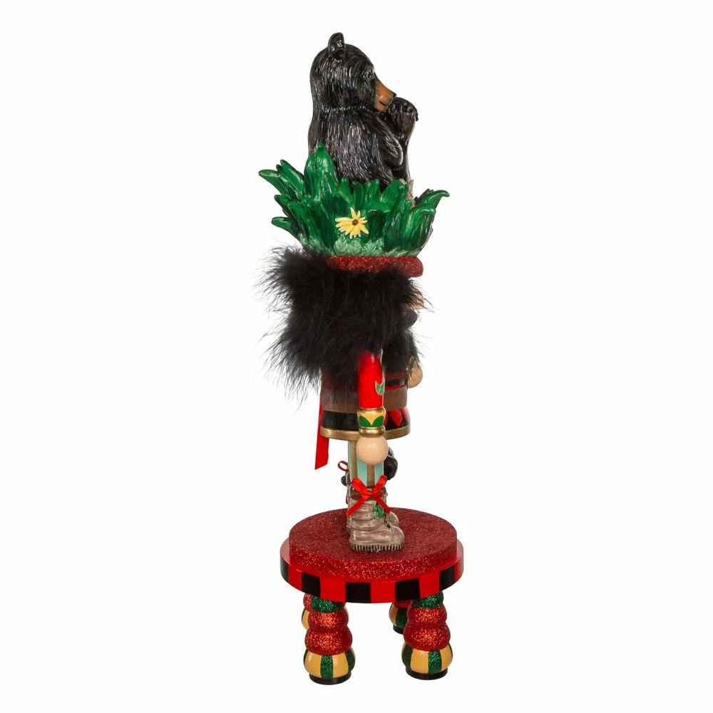 Hollywood Black Bear Hat Nutcracker 5 Hollywood Black Bear Hat Nutcracker - Image 3