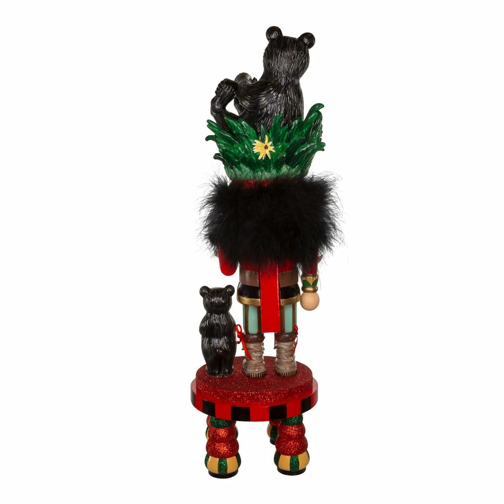 Hollywood Black Bear Hat Nutcracker 6 Hollywood Black Bear Hat Nutcracker - Image 4