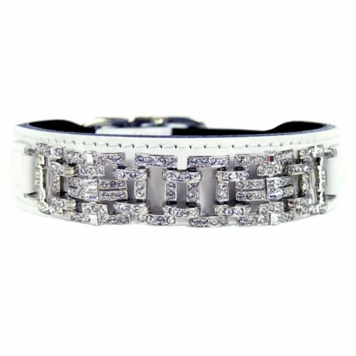 Art Deco In White Patent & Nickel -Pet Supplies Sales Shop haute couture ar 50b671476a2c6 9e87b212 25ad 46d0 98eb 48b4b4cd99ce