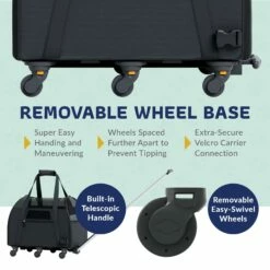 Katziela® Cozy Commuter Pet Carrier With Removable Wheels And Telescopic Handle -Pet Supplies Sales Shop katzielar cozy commuter pet carrier with removable wheels and telescopic handle pet carriers crates katziela 654225 679df048 29c1 49c8 8cf0 8255cbe7b5cb